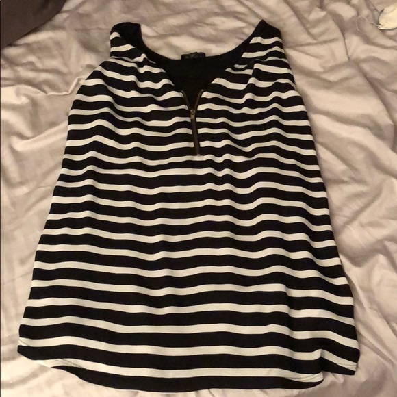 Black striped express dress shirt - Picture 1 of 5